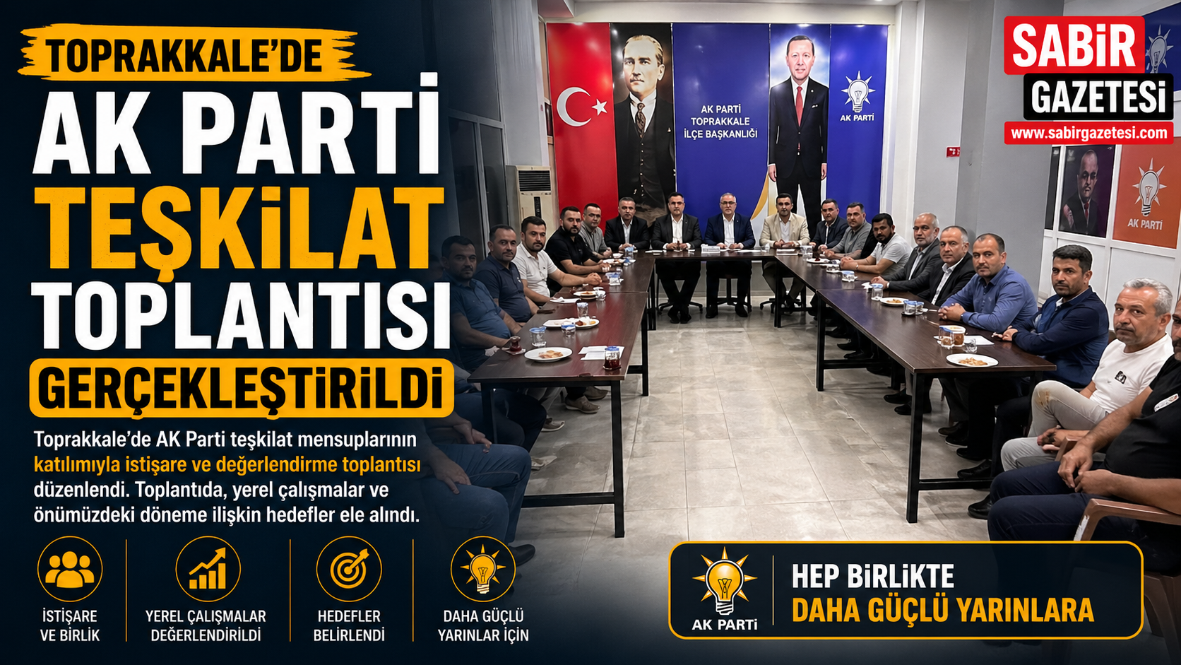 Toprakkale’de AK Parti Teşkilat Toplantısı Gerçekleştirildi
