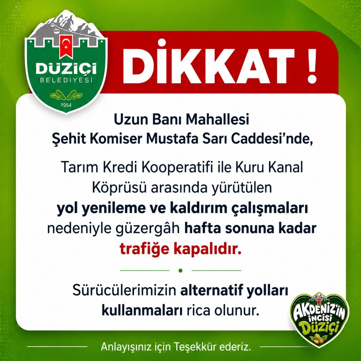 3 Gün Yol Kapalı Sürücülere Kritik Uyarı