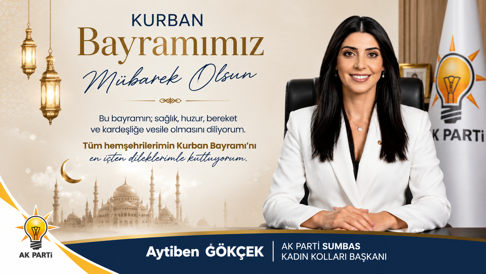 Aytiben Gökçek’ten Bayram Mesajı