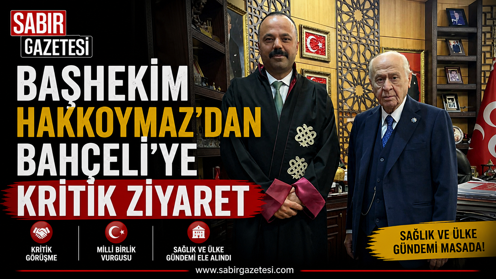Başhekim Hakkoymaz’dan Bahçeli’ye Kritik Ziyaret