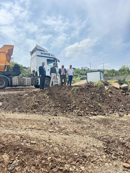Başkan Fidan Sahada İnceleme Yaptı (2)