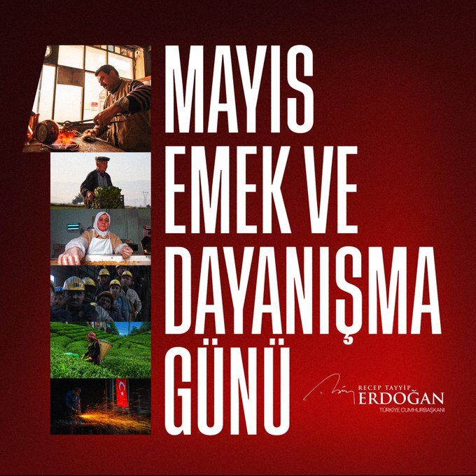 Erdoğan 1 Mayıs Mesajı
