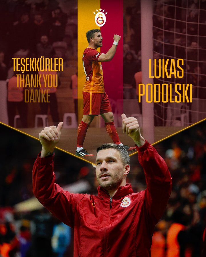 Galatasaray’dan Lukas Podolski’ye Duygusal Veda