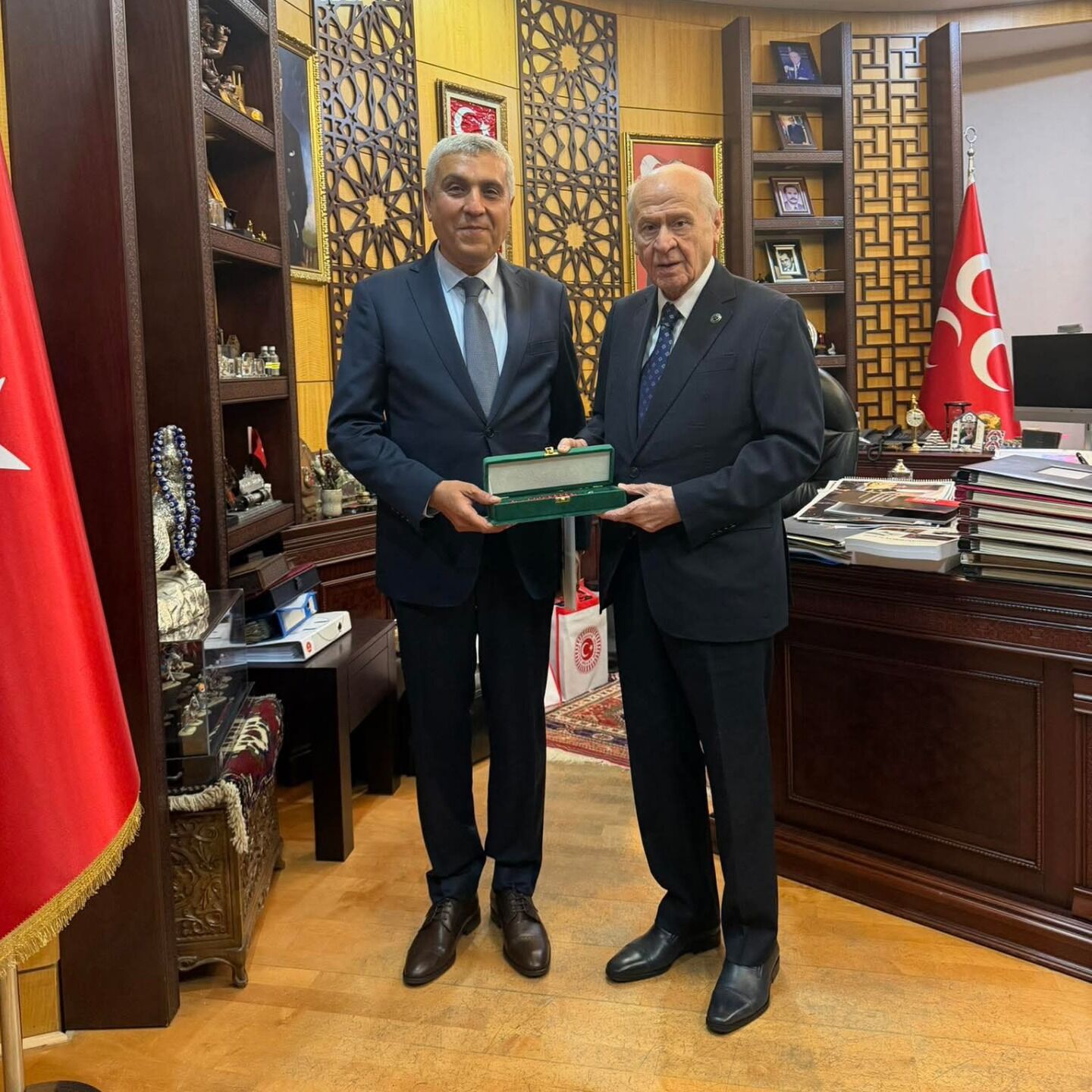 İl Müdürü Albak’tan Bahçeli’ye Eğitim Sunumu (2)