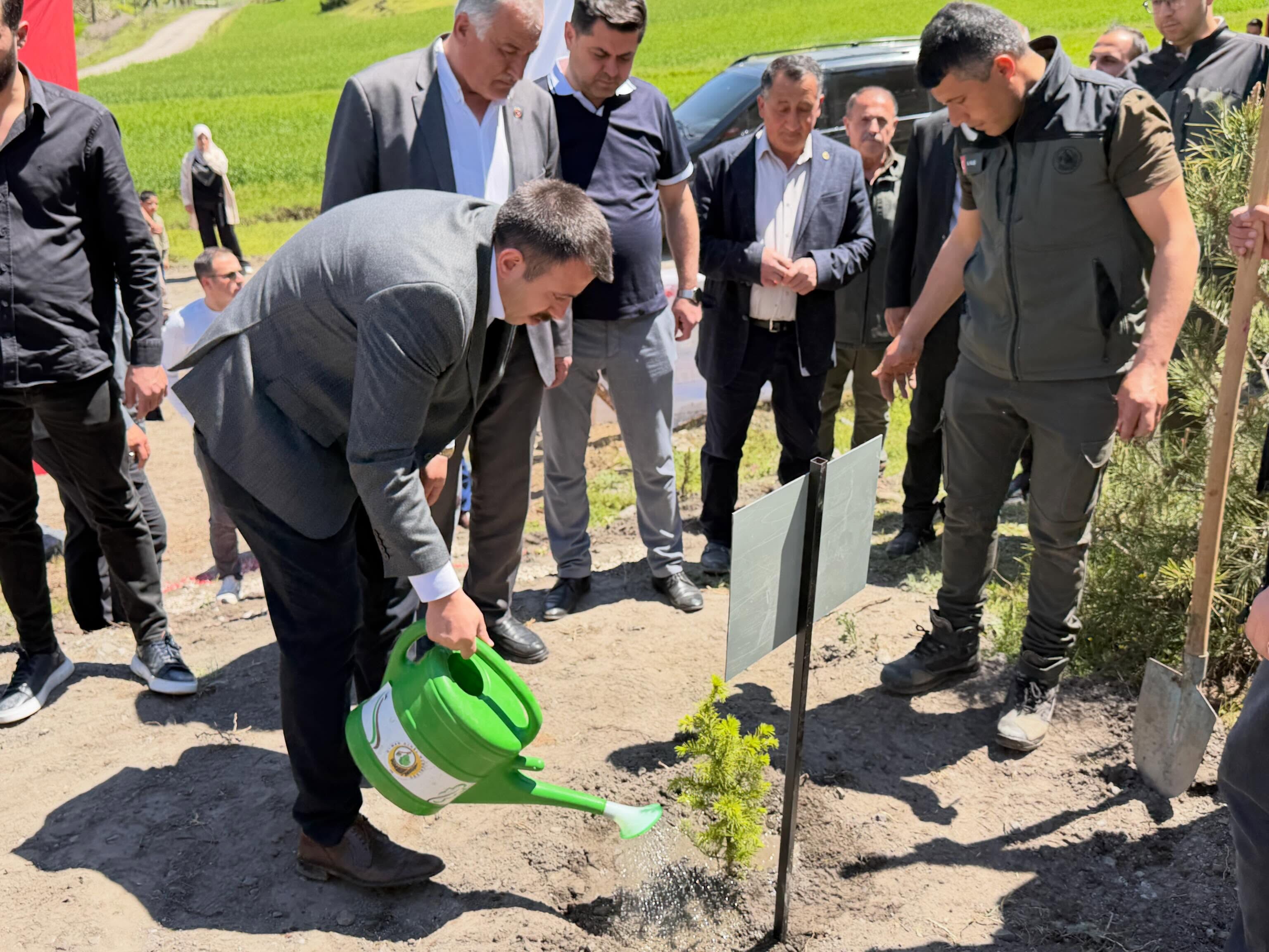 Karacaoğlan Hatıra Ormanı’nda Fidan Dikildi (5)