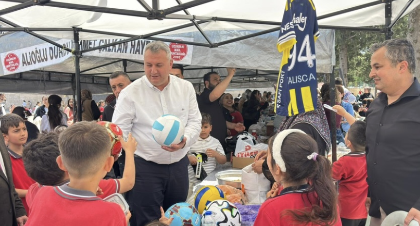 Mustafa İba’dan Harunreşit İlkokulu’na Destek