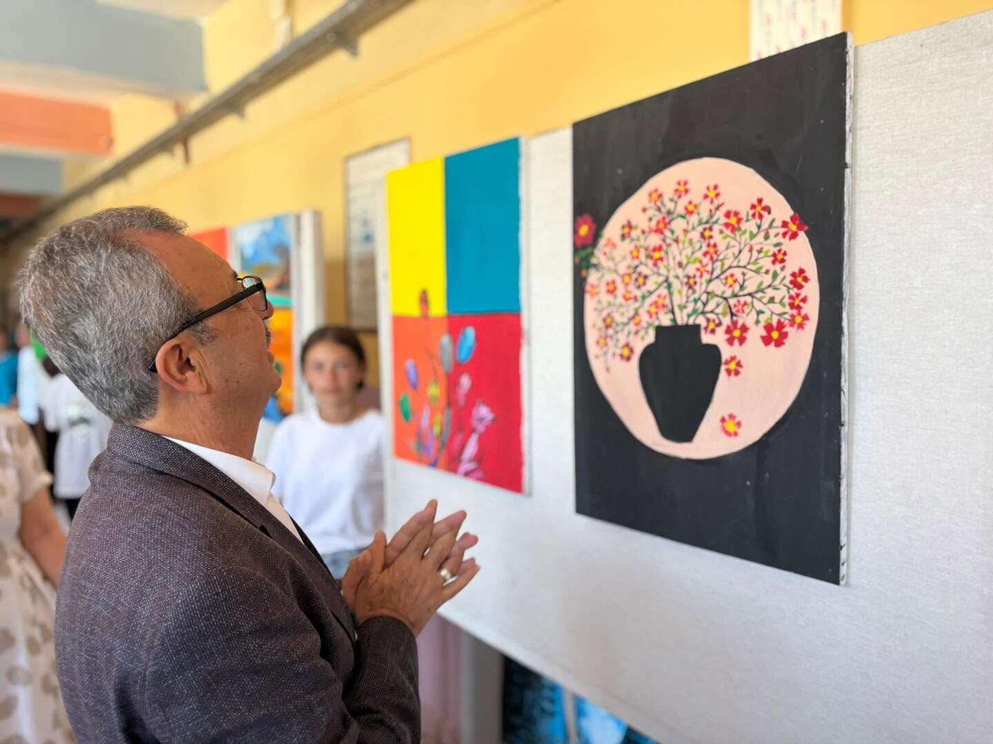Abbas Yeşildemir Ellek’te Resim Sergisini Açtı5