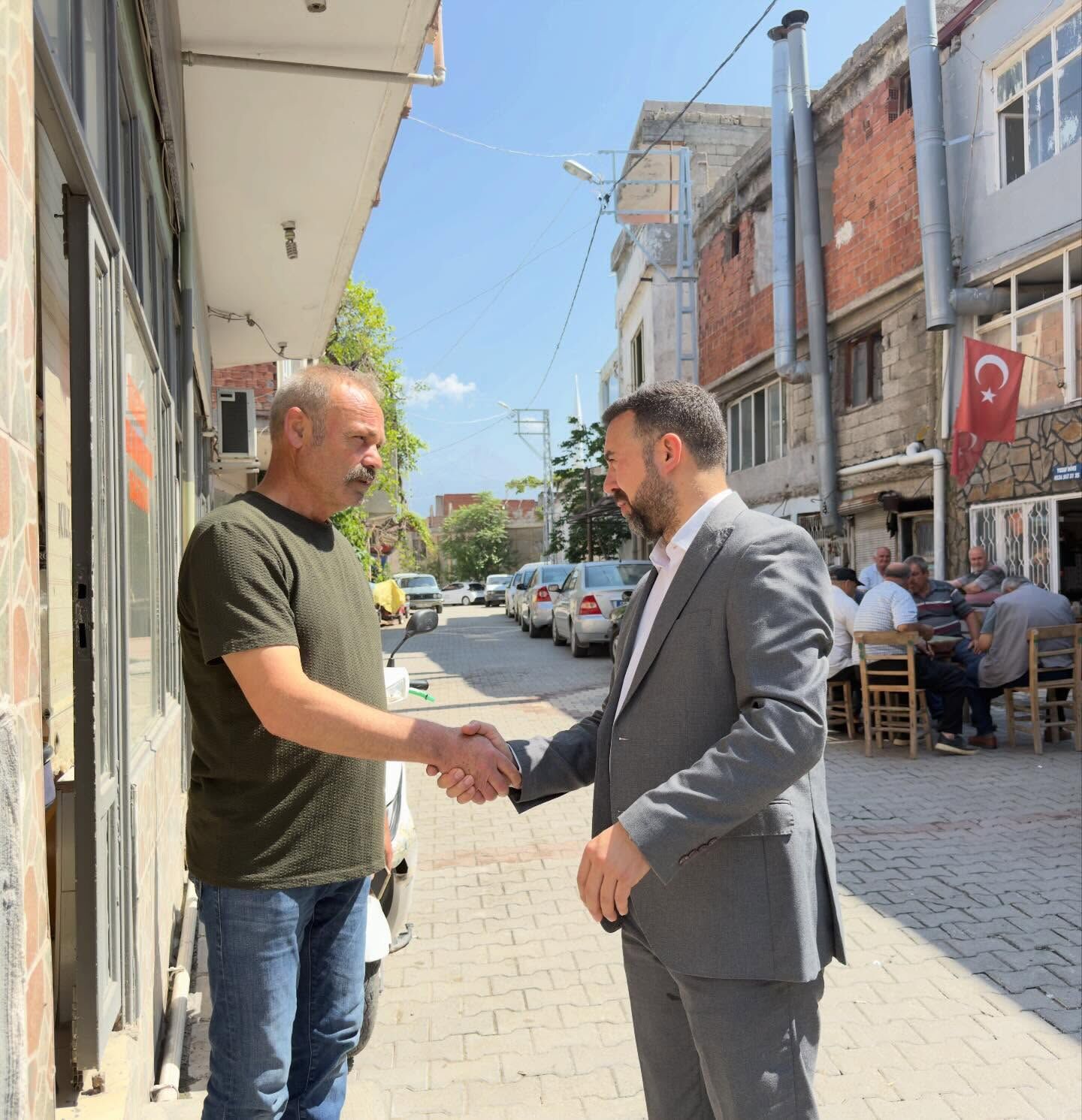 Ak Parti Düziçi İlçe Başkanı Kararmaz Esnafın Nabzını Tuttu (4)