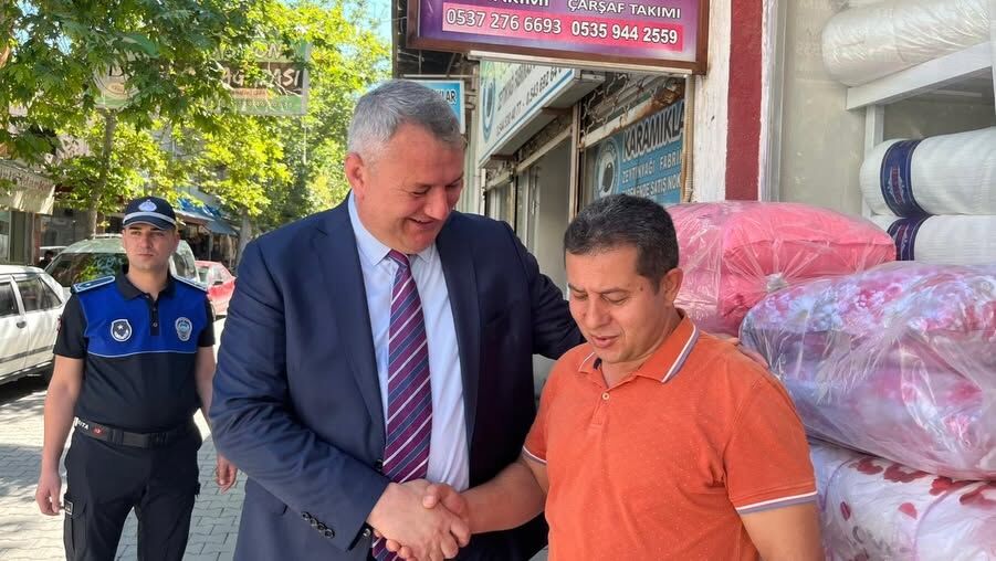 Başkan Mustafa İba'dan Düziçi Esnafına Ziyaret (6)