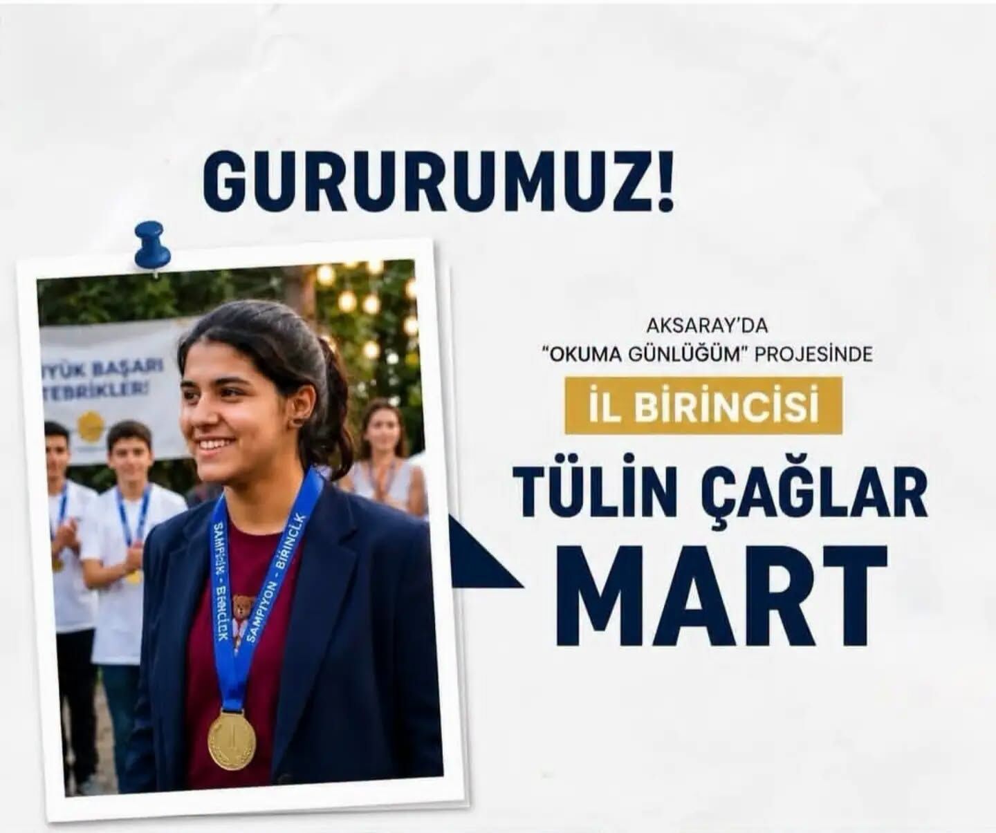Düziçi'nin Gururu Tülin'e Müdür Aksoy'dan Tebrik (1)