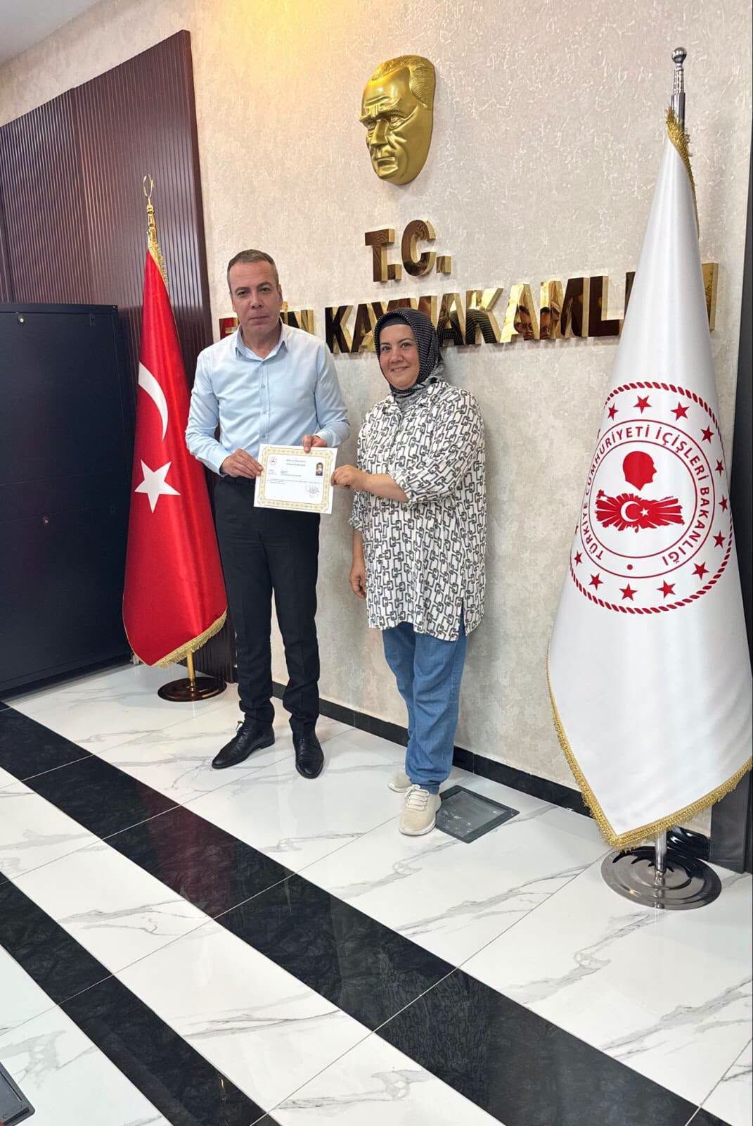 Erzin Kaymakamı Onur Özaydın Personelle Veda Etti6