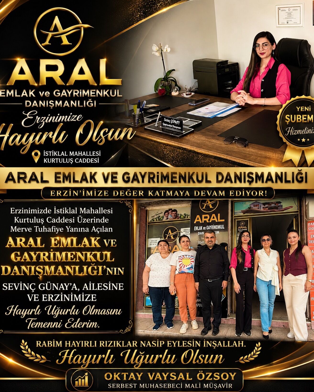 Erzin'de Aral Emlak Hizmete Başladı (1)