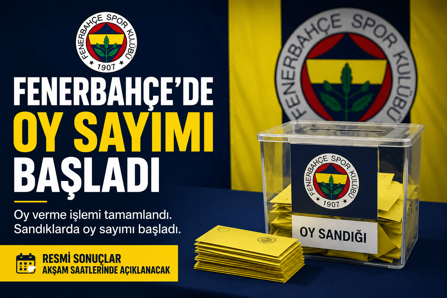 Fenerbahçe’de Oy Sayımı Başladı-1