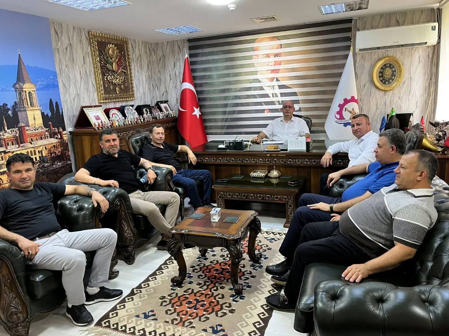 Kadirli Esnaf Başkanlarından Murat Yalçın'a Ziyaret (2)