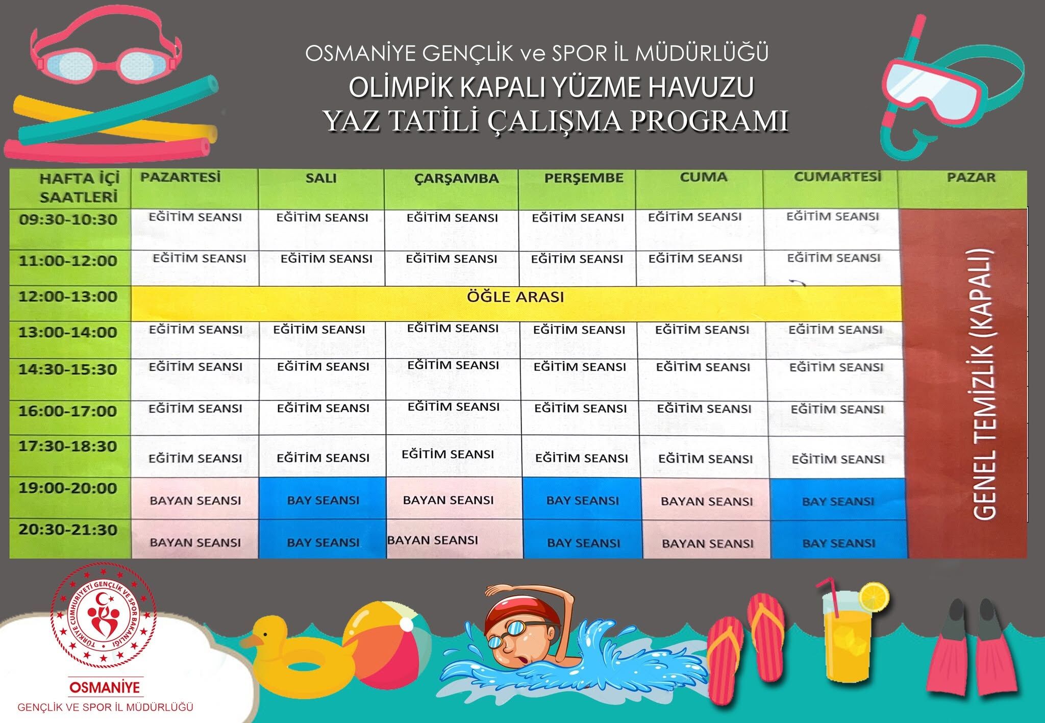 Kapalı Yüzme Havuzu