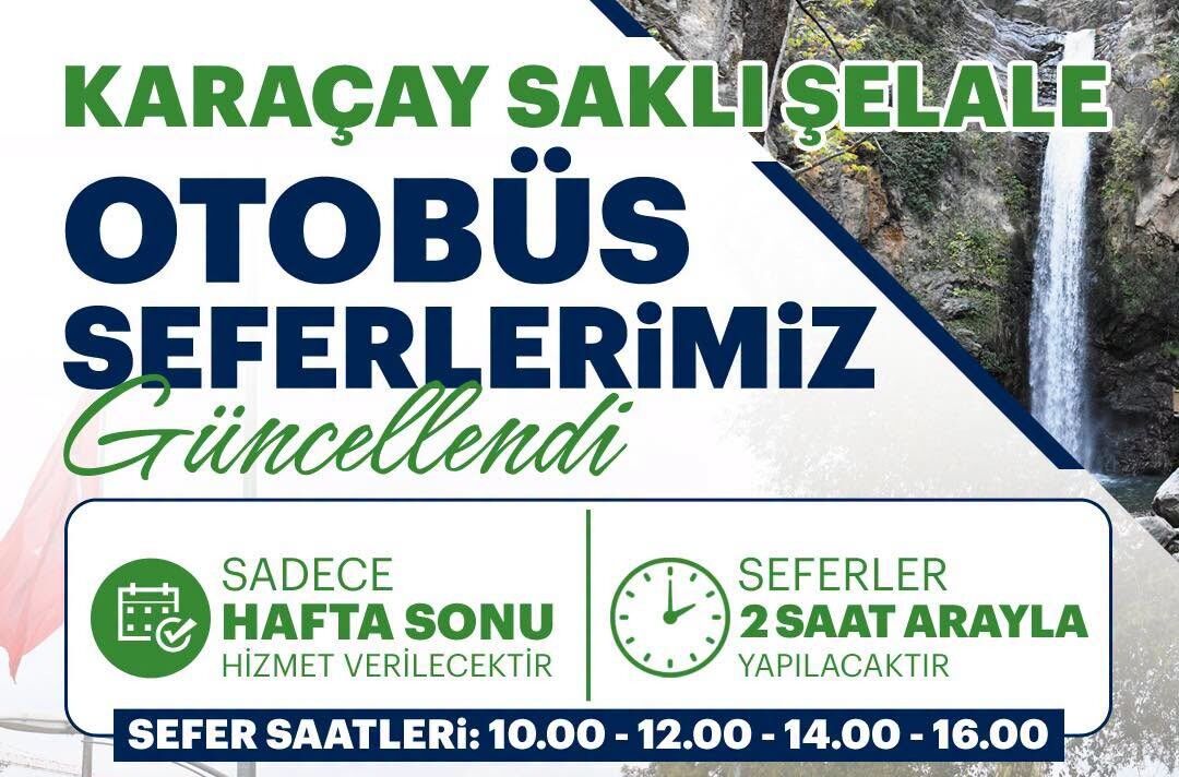 Karaçay Saklı Şelale Otobüs Seferleri Yeniden Düzenlendi (2)