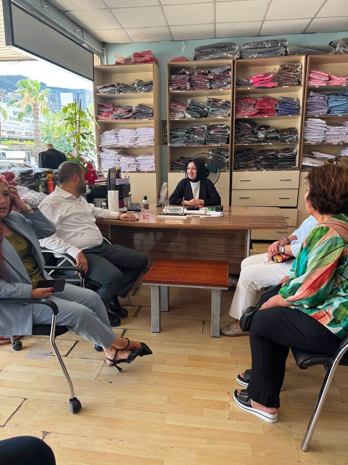 Karayiğit'ten Terziler Odası Başkanı Derya Öztürk'e Tebrik Ziyareti (2)