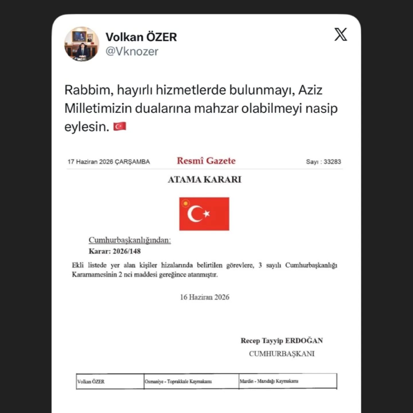 Kaymakam Volkan Özer’e Veda (1)