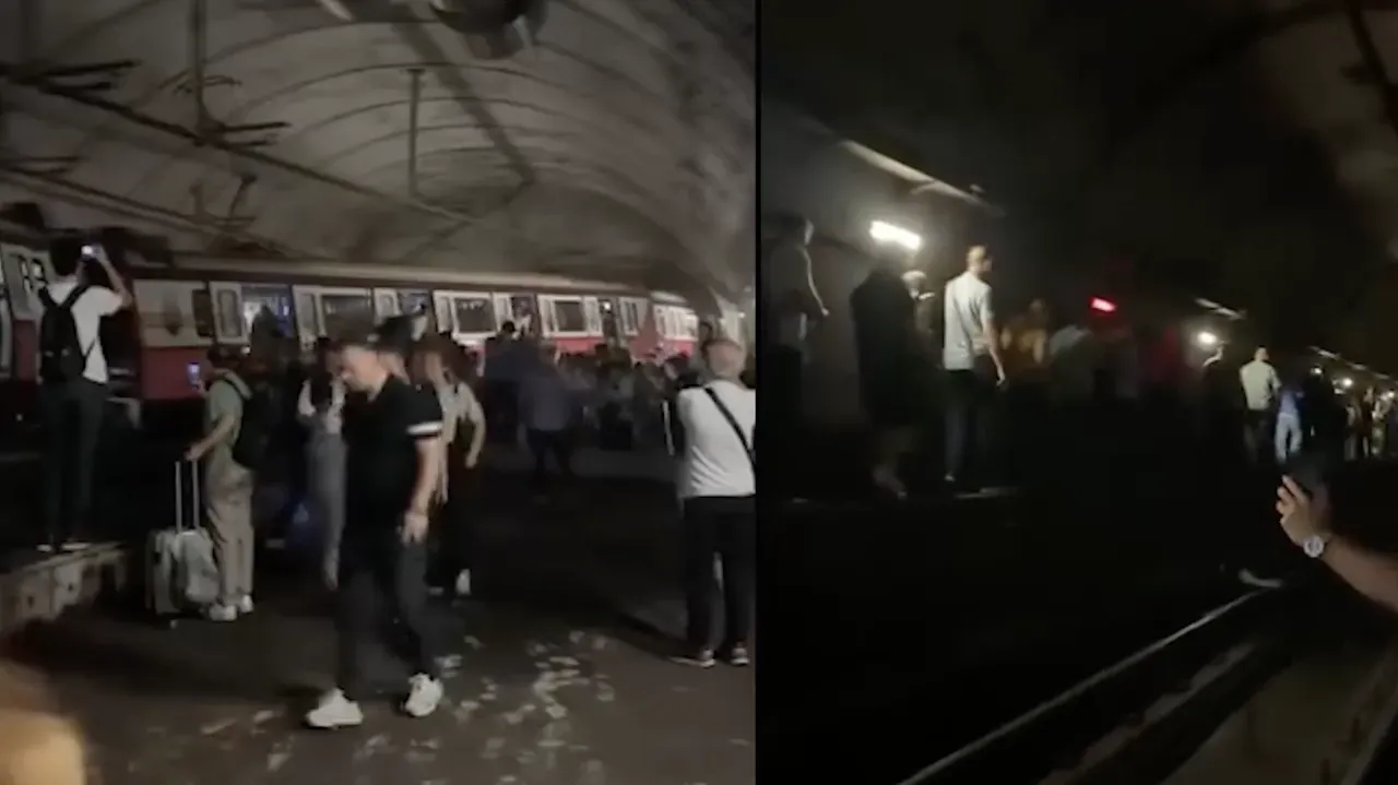 M4 Metro Hattı Arızalandı Seferler Durdu, Açılış Bekleniyor2