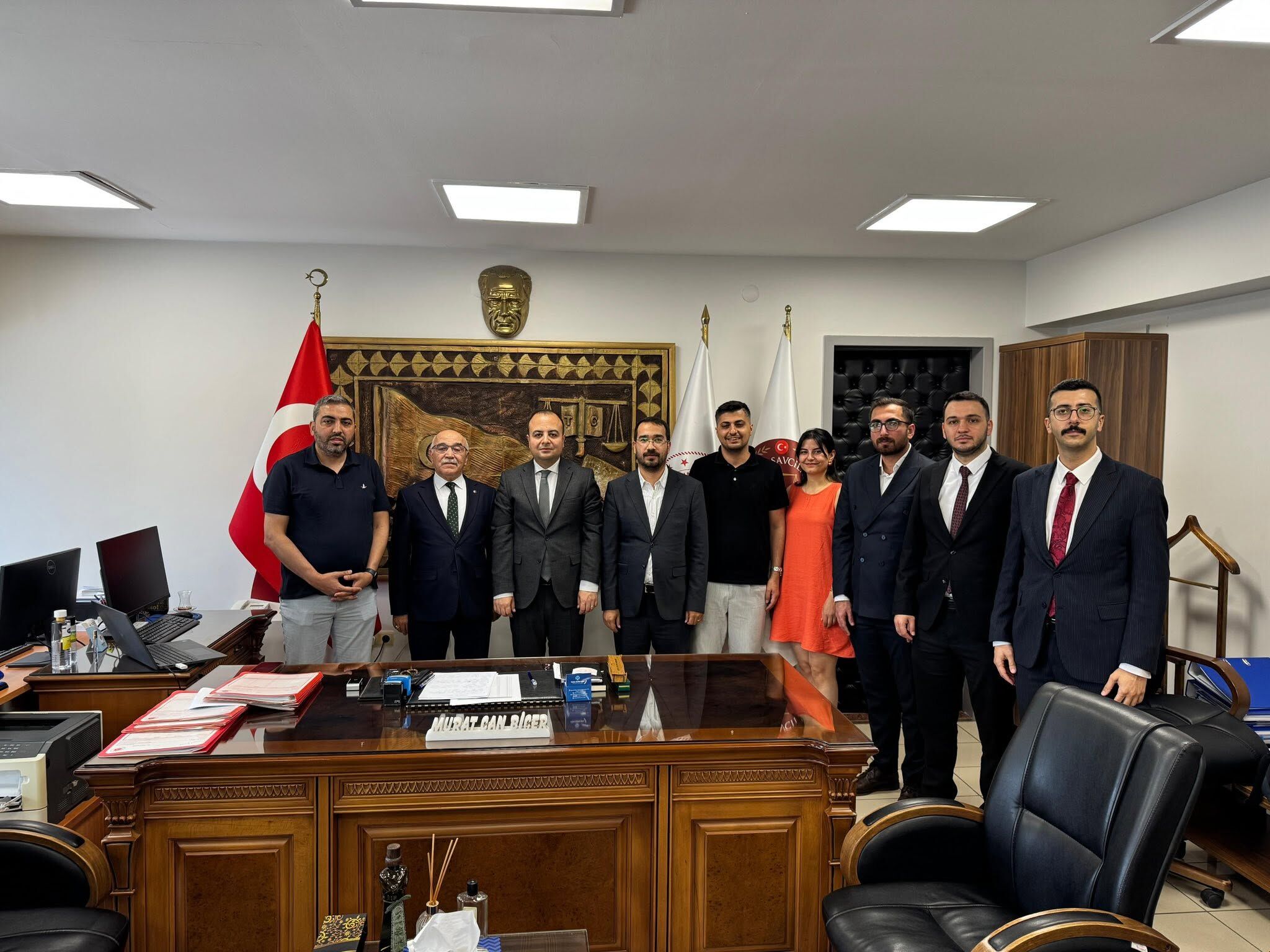 Mhp'den Başsavcı Arısoy Ve Biçer'e Veda Ziyareti (1)
