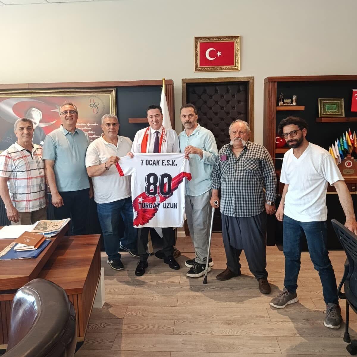 Osmaniye 7 Ocak Enngeliler Derneği Rektör Ziyaret.1
