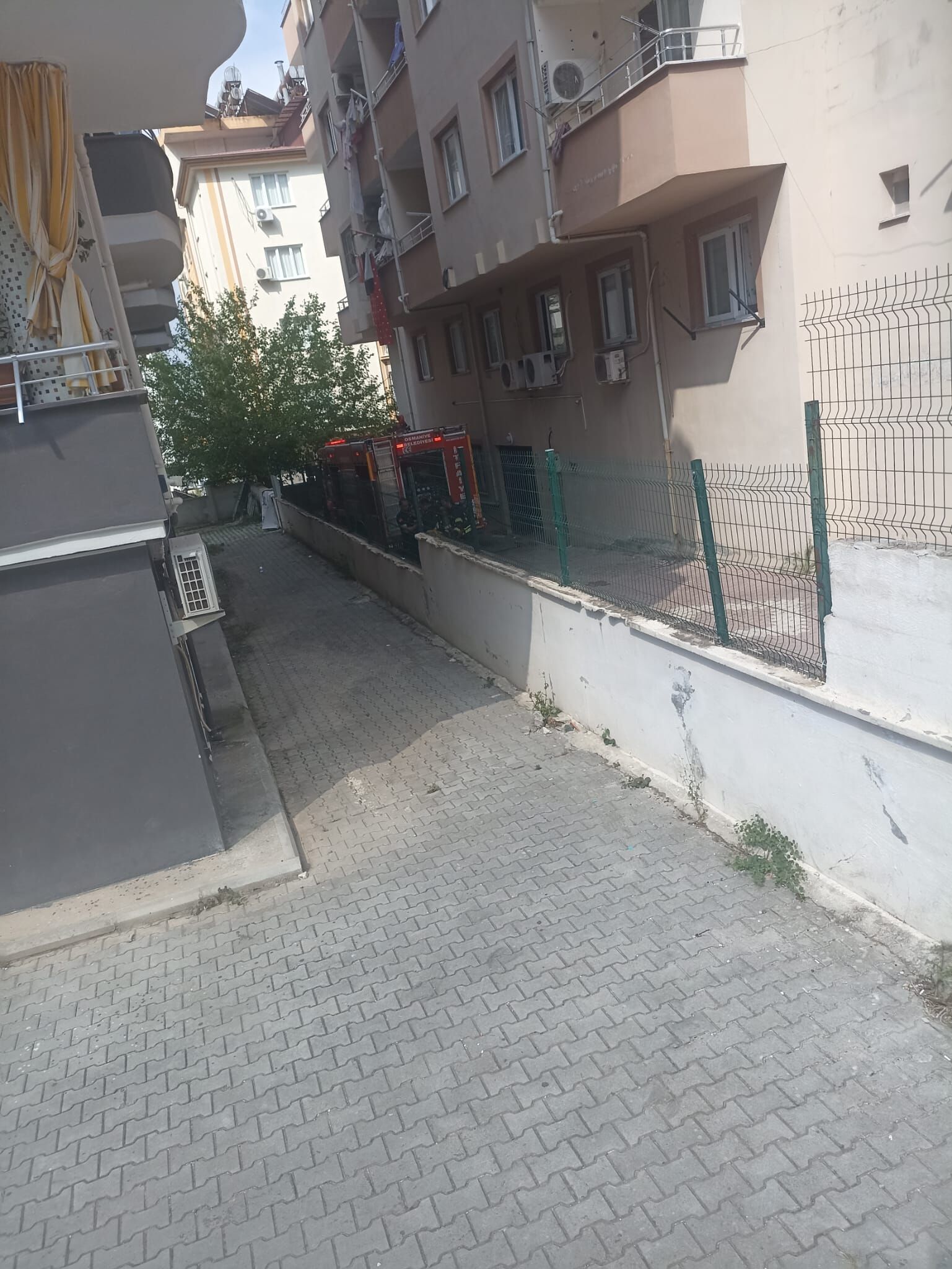 Osmaniye’de Apartta Korkutan Yangın 1-1