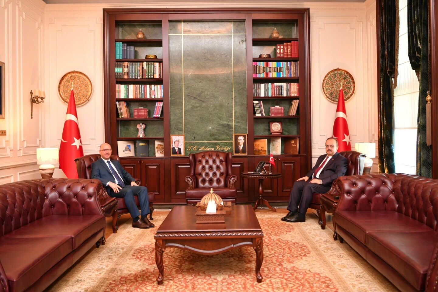 Vali Serdengeçti'den Ankara Valisi Canbolat'a Ziyaret (3)