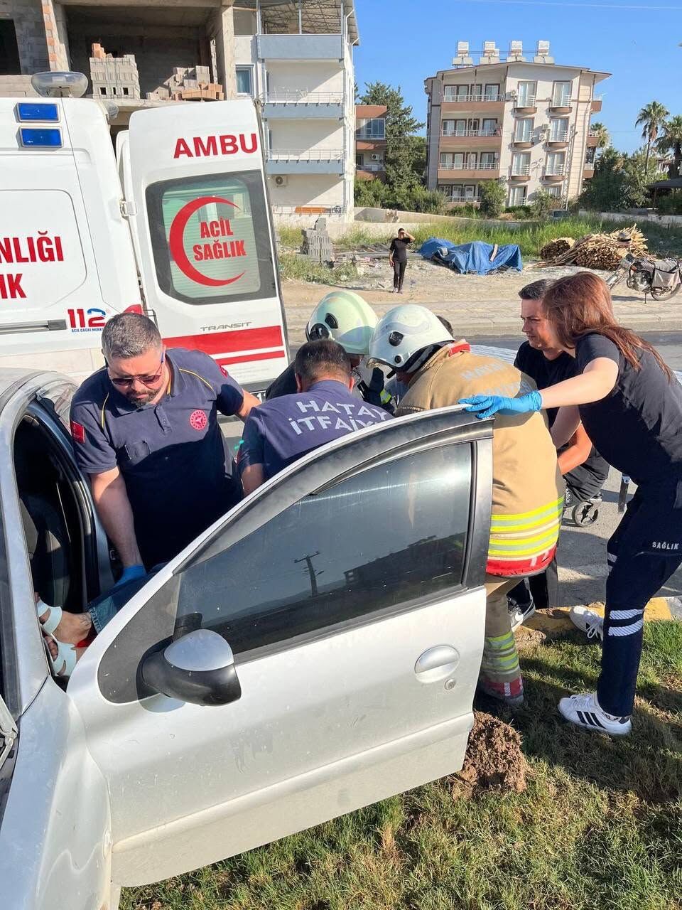 Arsuz'da hayat kurtaran müdahale