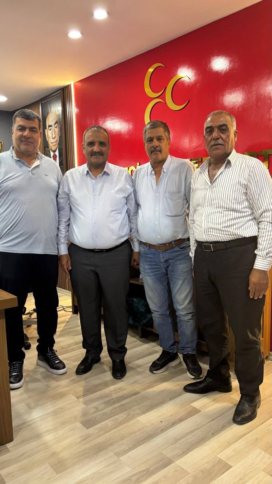 Binbaşı Ahmet Gice’den Mhp Ceylanpınar’a Ziyaret2