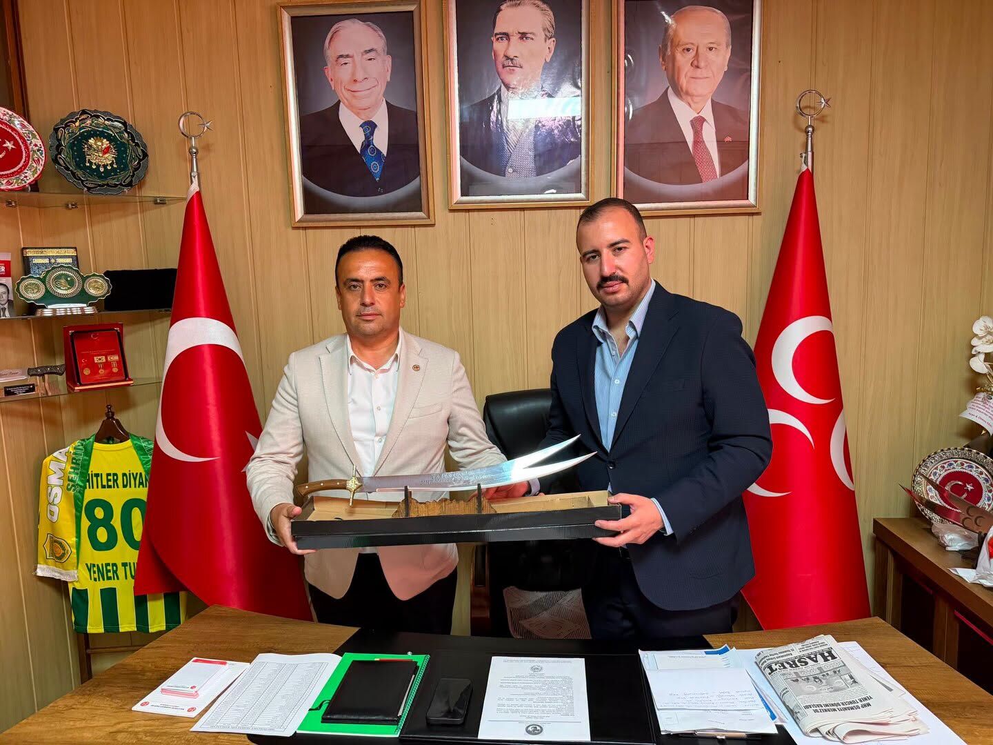Böcekli Belediye Başkanı Çerçi’den Mhp’ye Ziyaret2