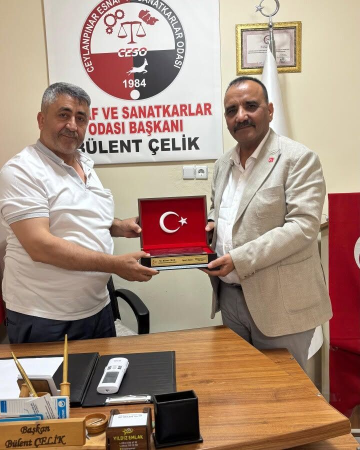 Ceylanpınar Mhp Esnaf Odası Ziyaret