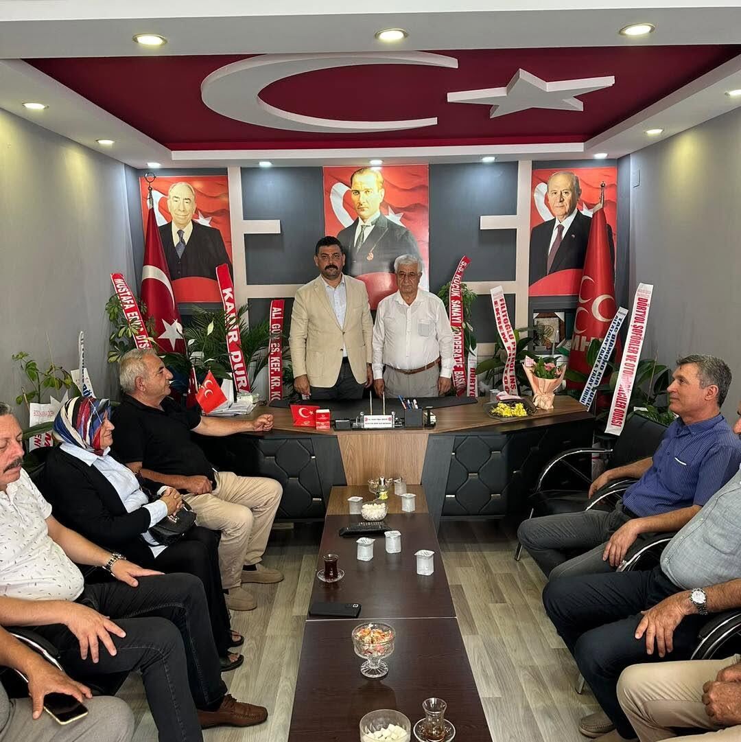 Dörtyol Mhp İlçe Başkanlığına Hayırlı Ziyaretler Sürüyor1