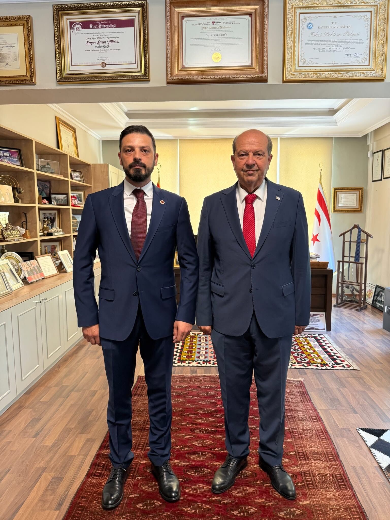 Dt. Mehmet Ali Şipal, Ersin Tatar'ı Ziyaret Etti (2)