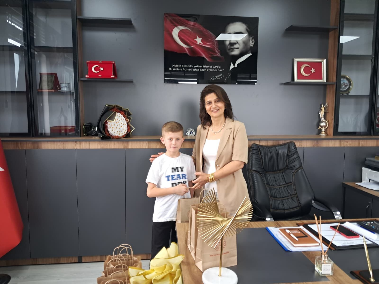 Düziçi'nin Minik Güreşçilerine Milli Eğitim'den Moral Desteği 3
