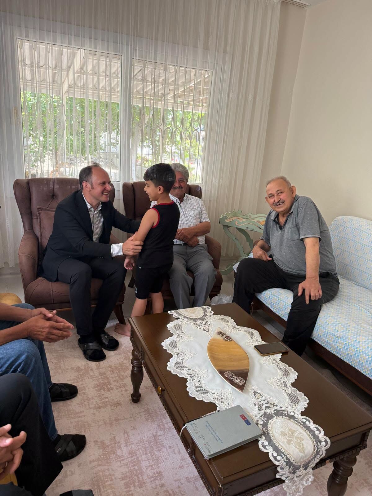 Erzin Kaymakamı Akpınar'dan Gazilere İlk Ziyaret