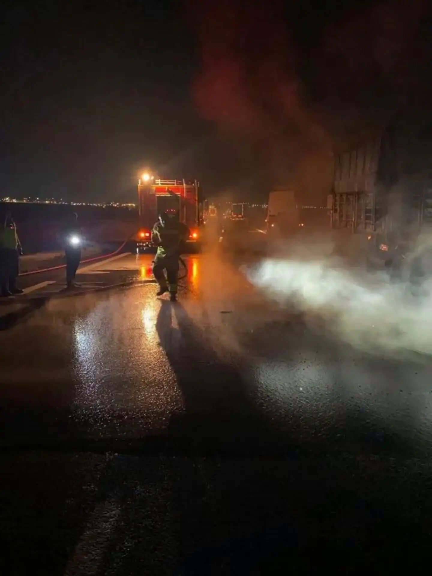 Erzin Osmaniye Otoyolunda Tir Yangını Paniği5