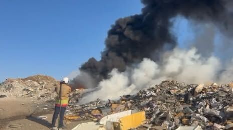 Hatay Kırıkhan'da Çöplük Yangını Hızla Kontrol Altına Alındı6