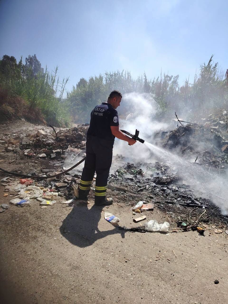 Hatay'da 3 İlçede Yangınlara Hızlı Müdahale