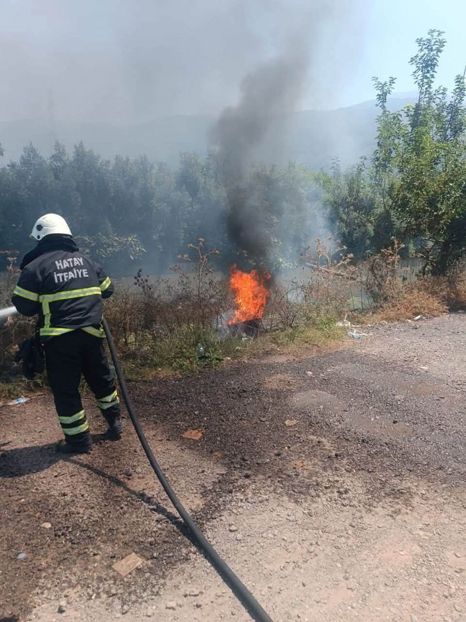 Hatay’da Çıkan Yangınlar Kısa Sürede Söndürüldü2