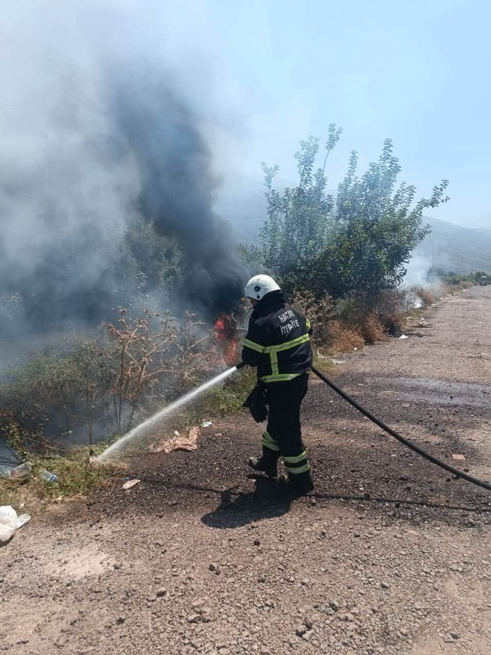 Hatay’da Çıkan Yangınlar Kısa Sürede Söndürüldü4