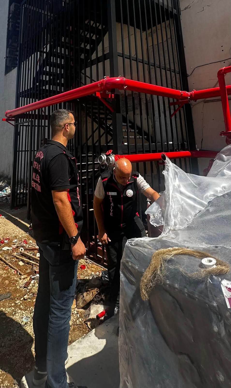 Hatay'da Konaklama Tesislerine Yangın Güvenliği Denetimi