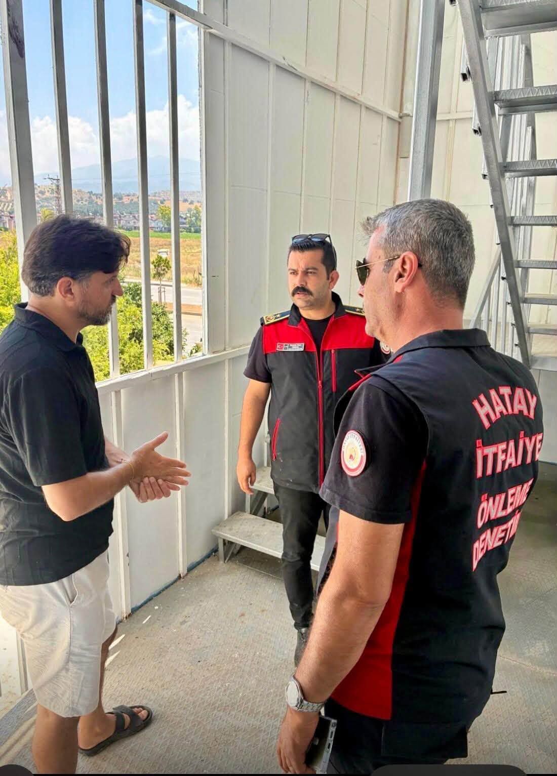 Hatay'da Konaklama Tesislerine Yangın Güvenliği Denetimi3