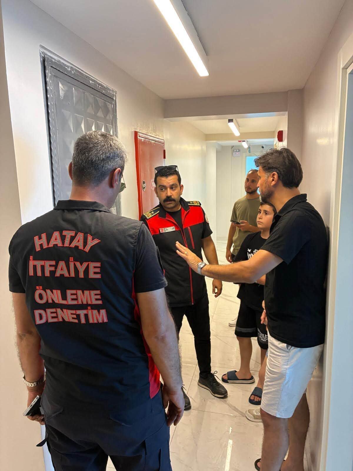 Hatay'da Konaklama Tesislerine Yangın Güvenliği Denetimi4