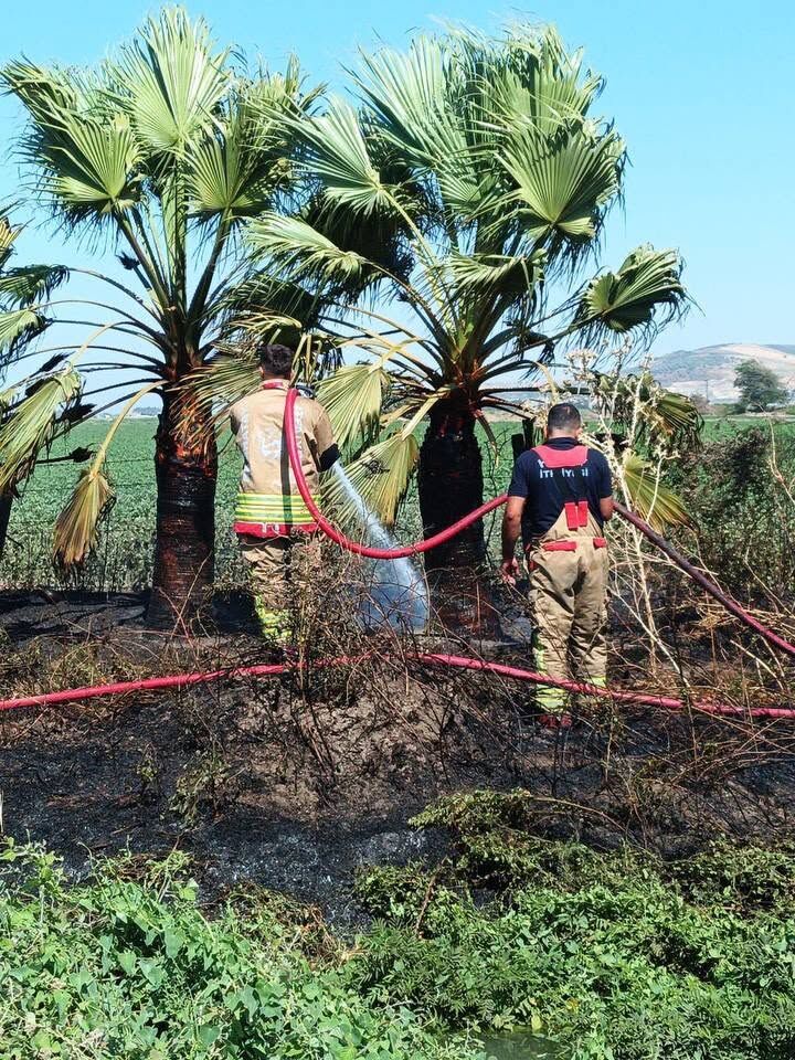 Hatay’da Otluk Alan ve Trafo Yangını Kısa Sürede Söndürüldü
