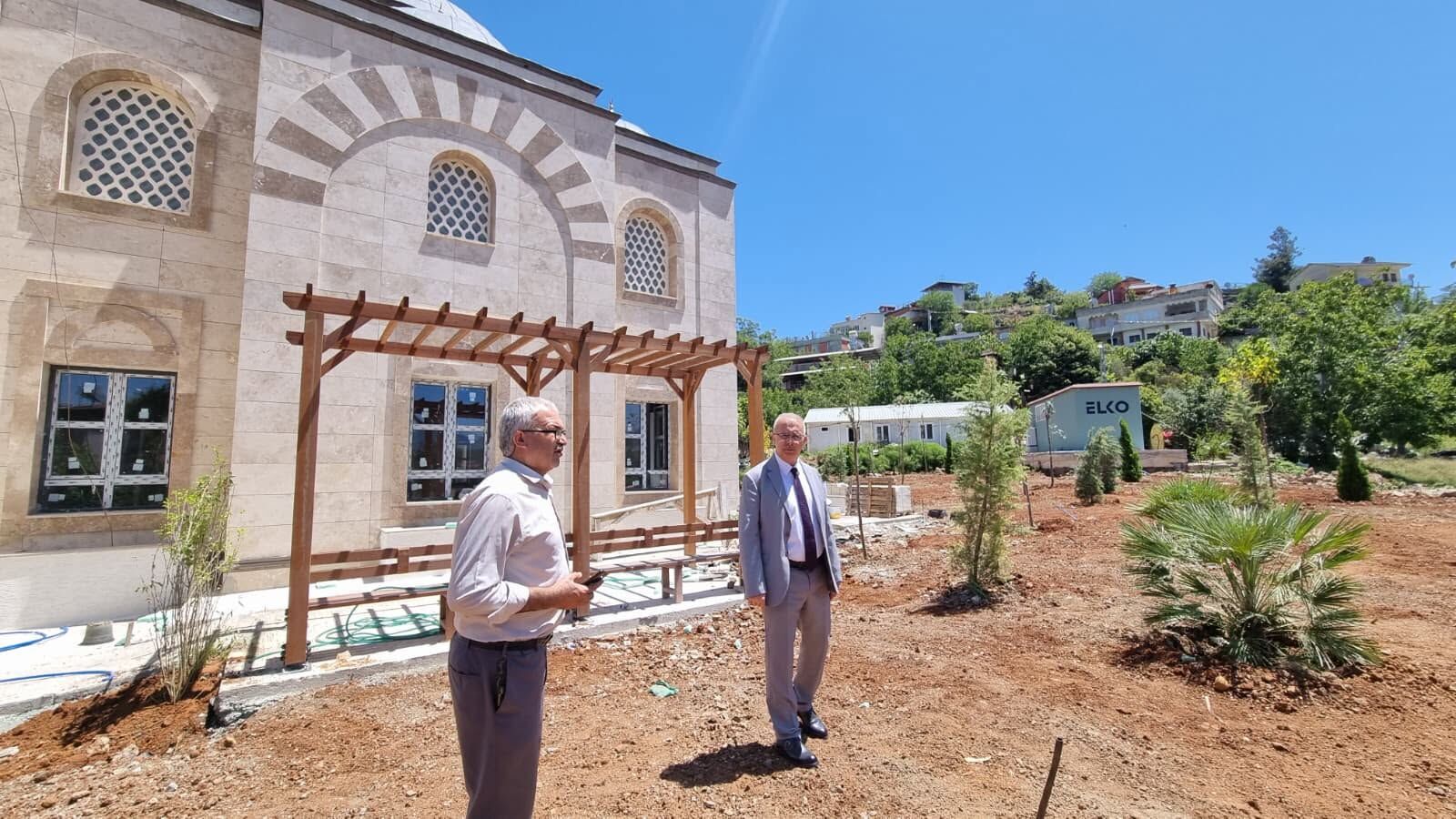 İl Müftüsü Taşcı Hasanbeyli Camii İnşaatını İnceledi3