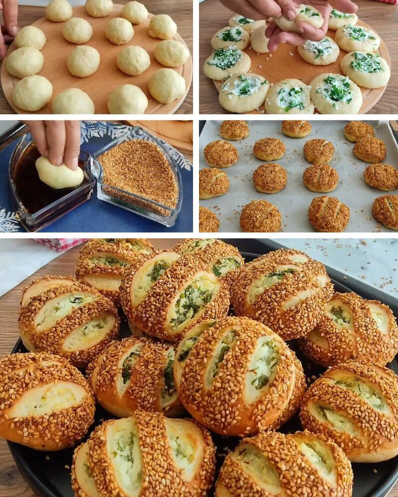 İstanbul’da 10 Dakikada Çıtır Simit Poğaça Tarifi