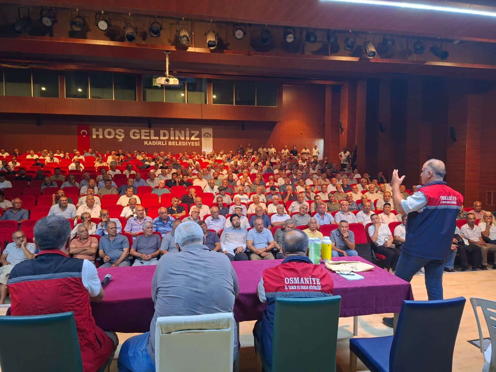 Kadirli’de Çiftçilere Bitki Koruma Eğitimi Verildi2