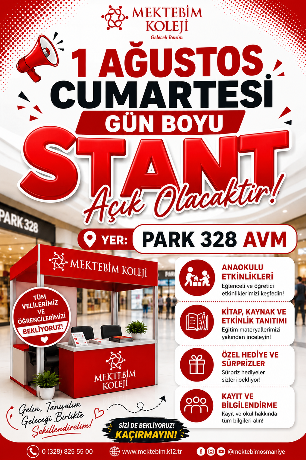 Mektebim Koleji'nden Park 328 Avm'de Tanıtım Standı 1