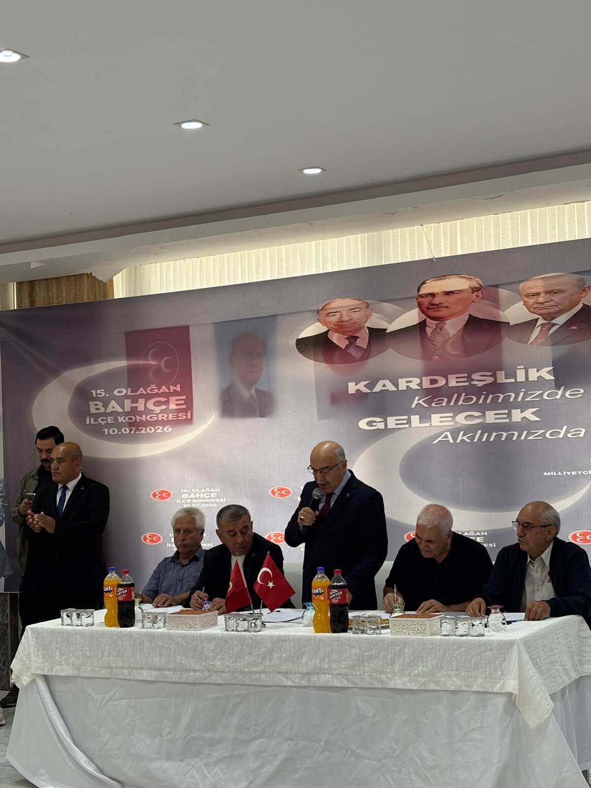 Mhp Bahçe İlçe Başkanlığına Ahmet Kılıç Seçildi (1)