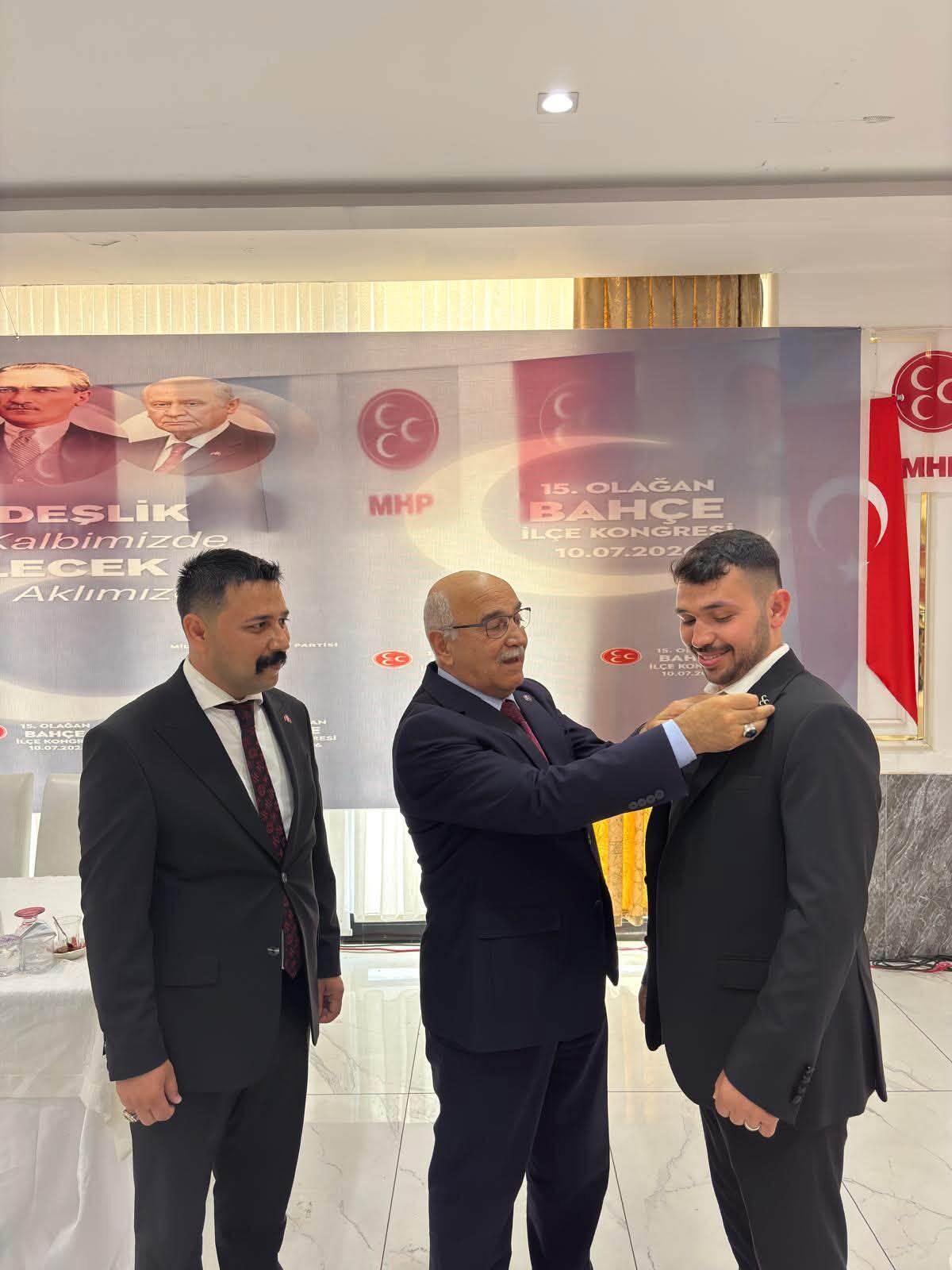 Mhp Bahçe İlçe Başkanlığına Ahmet Kılıç Seçildi (2)